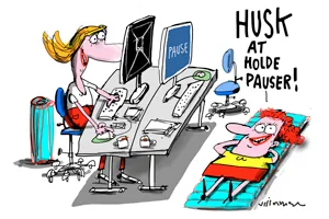 En rolig pause i hverdagen